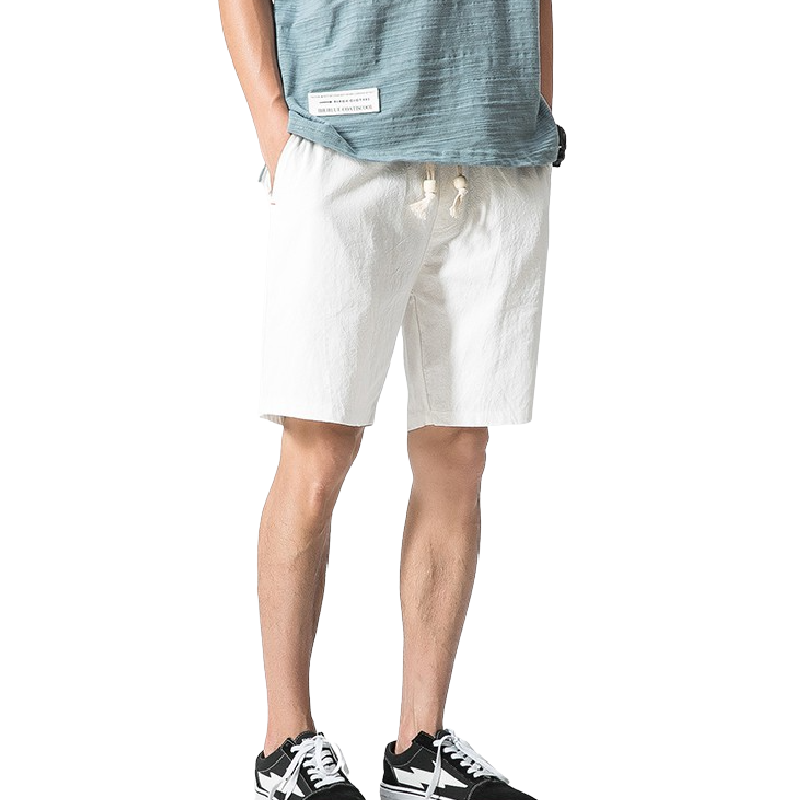 Casual Linen Blend Shorts