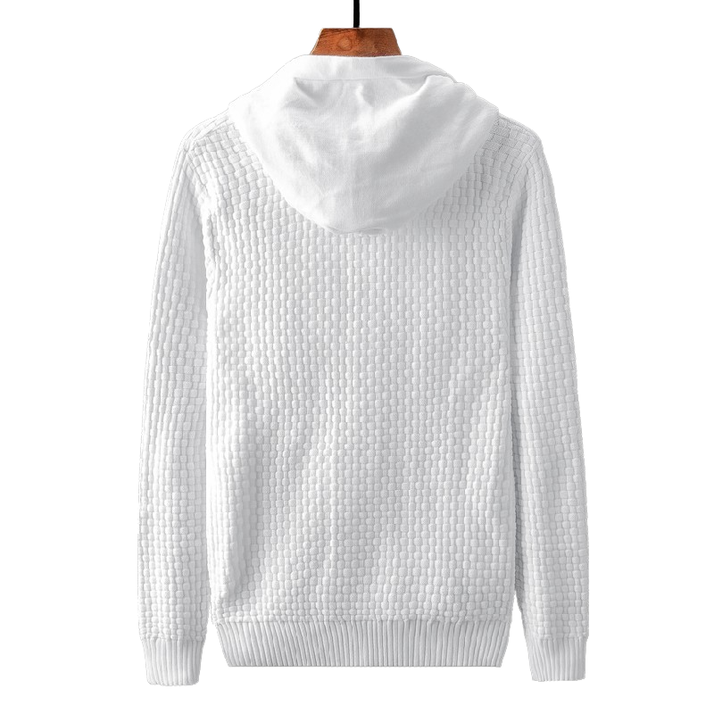 Knitted Slim Fit Hoodie