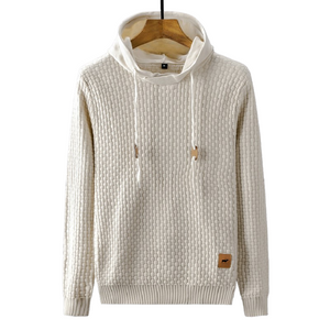 Knitted Slim Fit Hoodie
