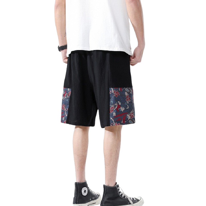 Loose Thin Patterned Shorts
