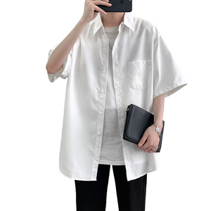 Chest Pocket Oversized Button Shirt