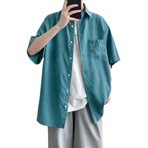Chest Pocket Oversized Button Shirt