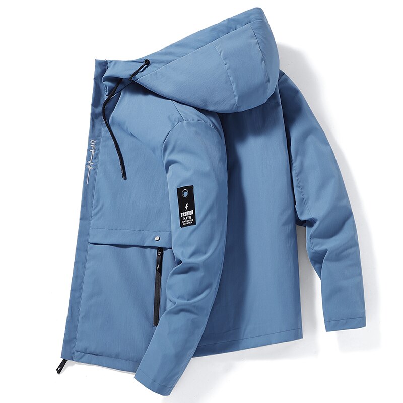 Loose Fit Hooded Jacket