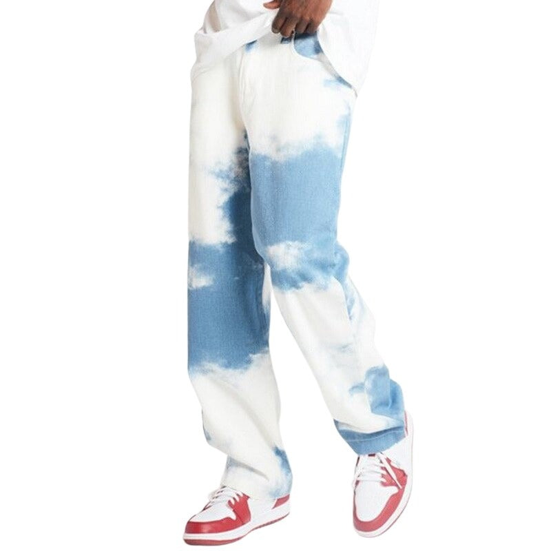 Tie Dye Printed Jeans