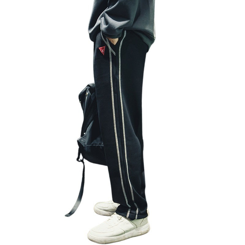 Side Striped Velvet Pants