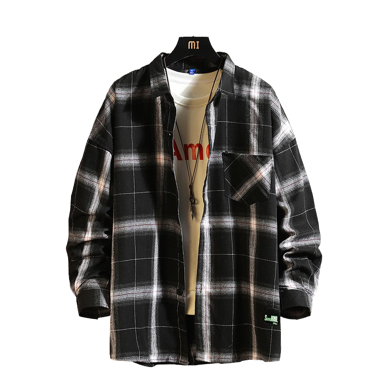 Comfortable Plaid Button Shirt