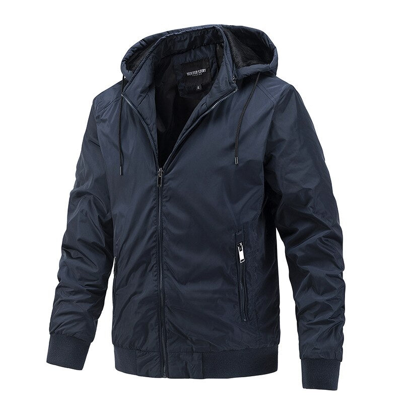 Slim Fit Hooded Jacket