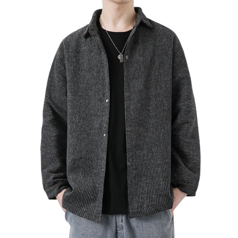 Corduroy Buttoned Jacket