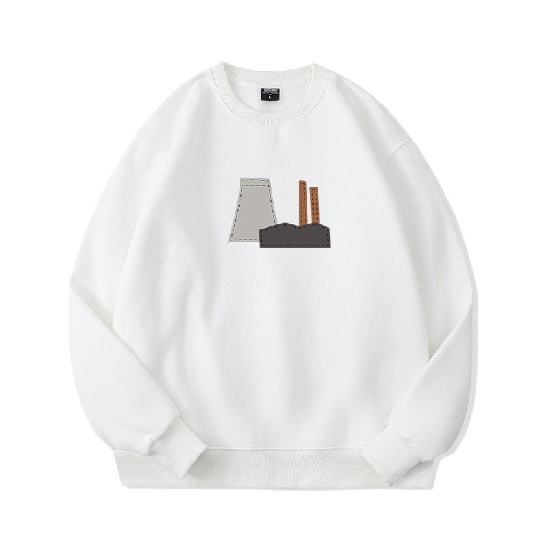 Chimney Patterned Sweatshirt