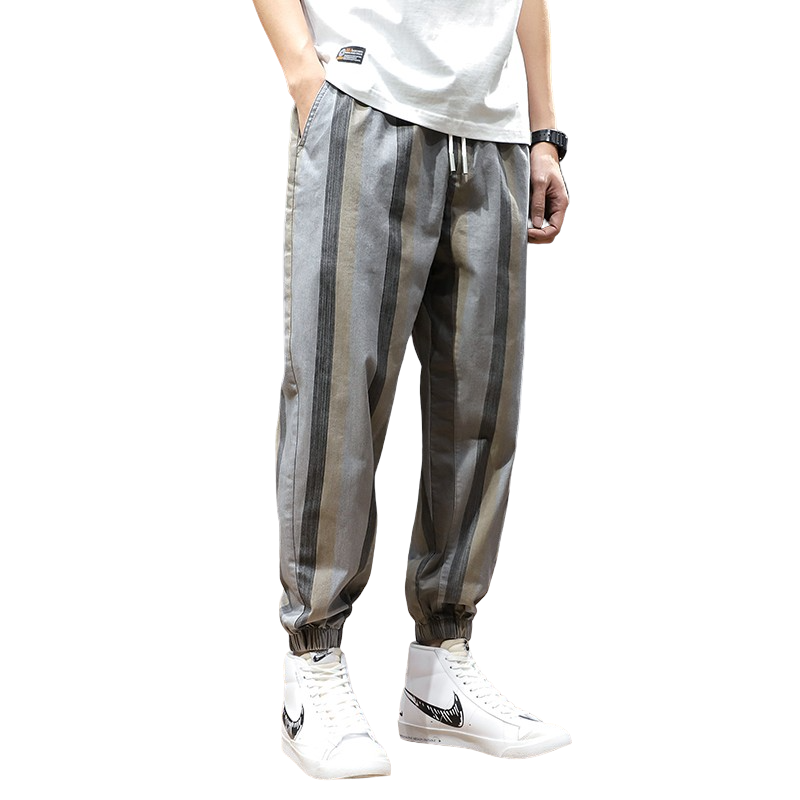 Casual Loose Striped Joggers