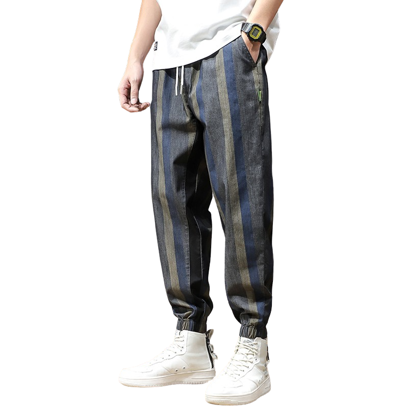 Casual Loose Striped Joggers