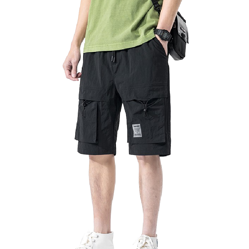 Casual Big Pockets Thin Shorts