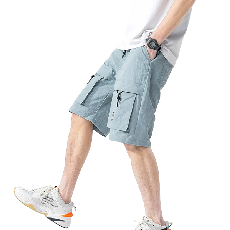 Casual Big Pockets Thin Shorts