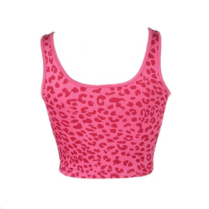 Colorful Leopard Print Tank Top