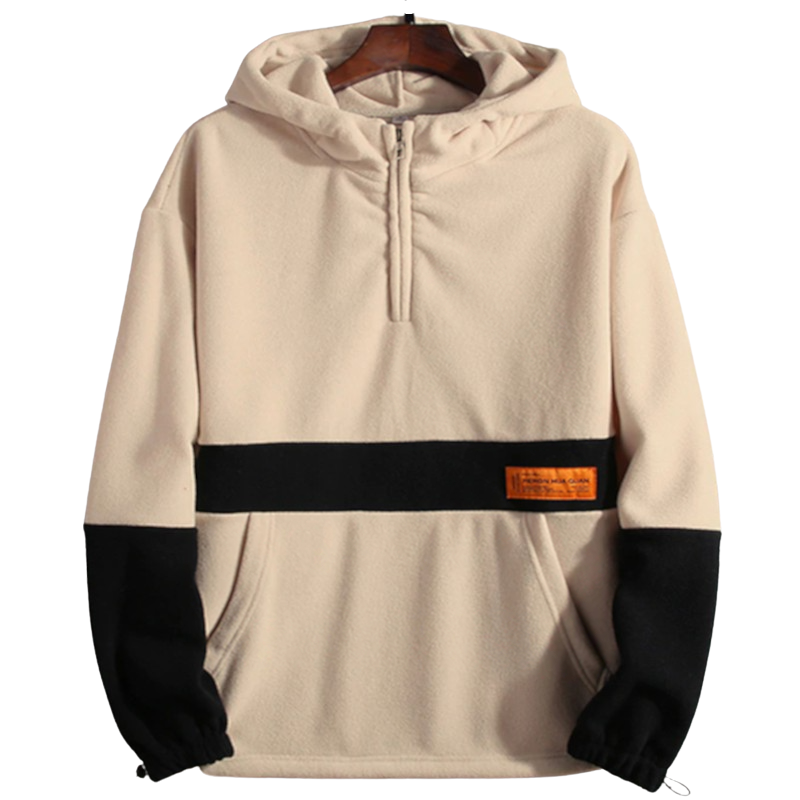 Zipper Collar Hoodie