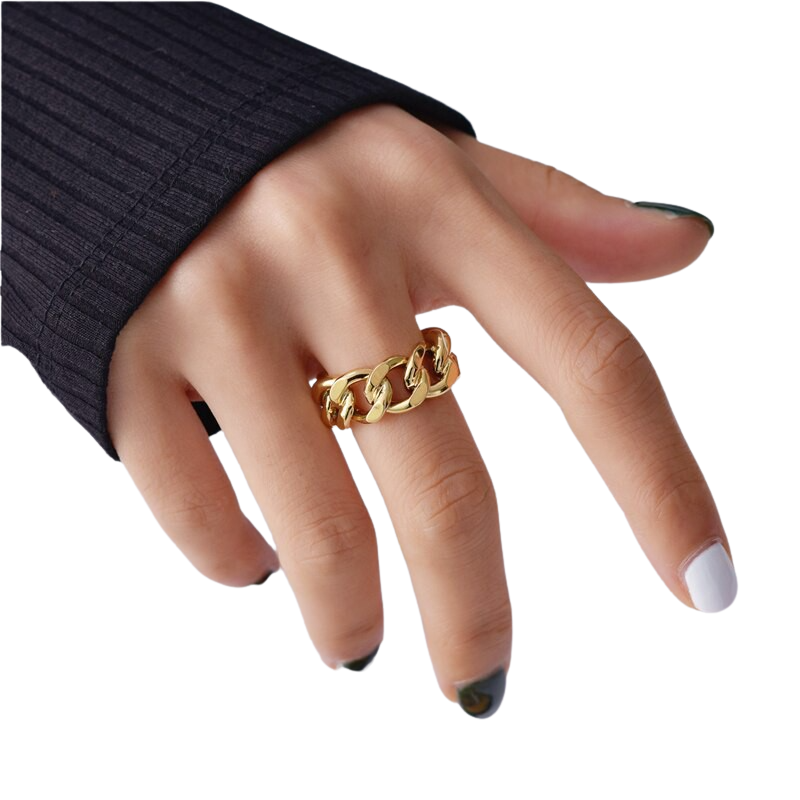 Sterling Chain Ring