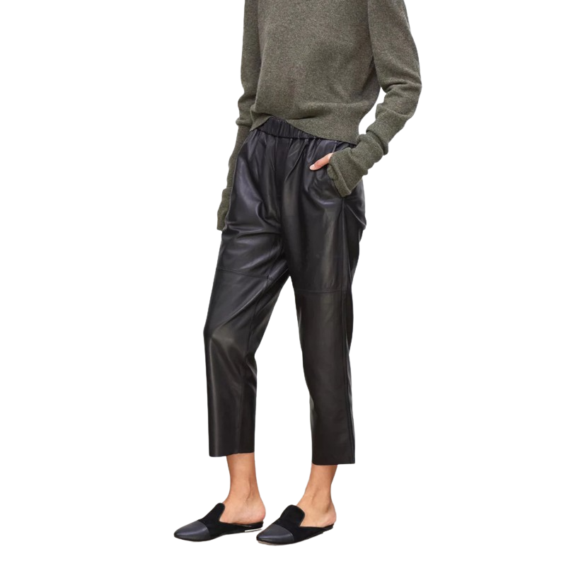 Leather Harem Pants