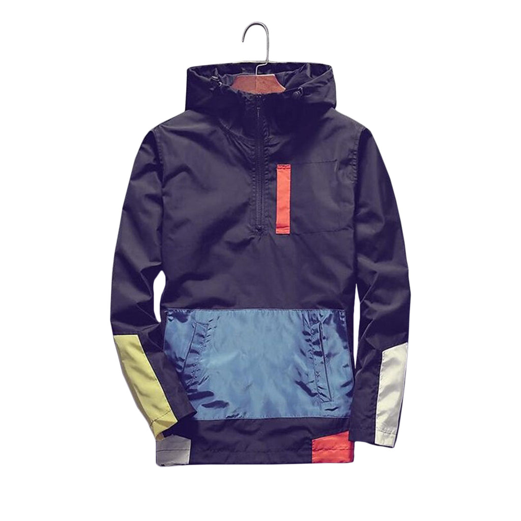 Hooded Regular Windbreaker Jacket