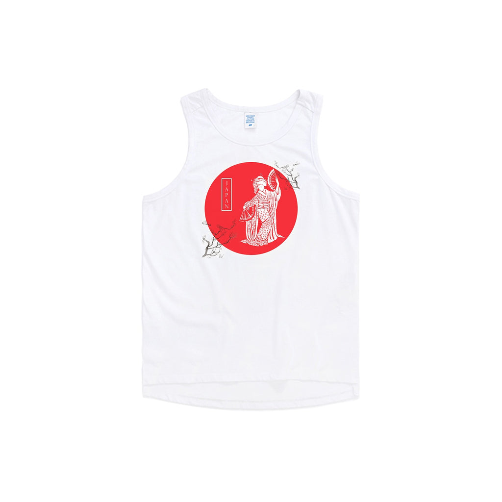 Geisha Dance Oversized Tank Top