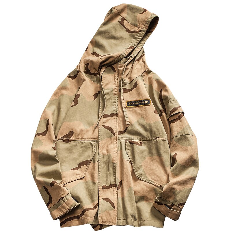 Lightweight Detailed Camo Jacket