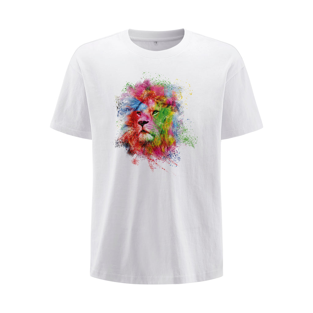 Colorful Lion Oversized T-Shirt