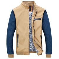 Color-Blocked Bomber Jacket