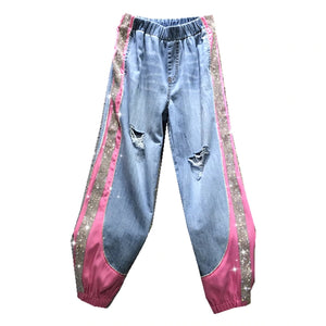 Loose Sparkling Jeans