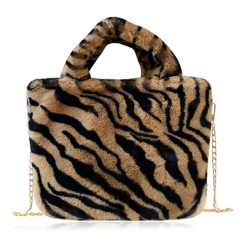 Tiger Printed Shoulder Bag