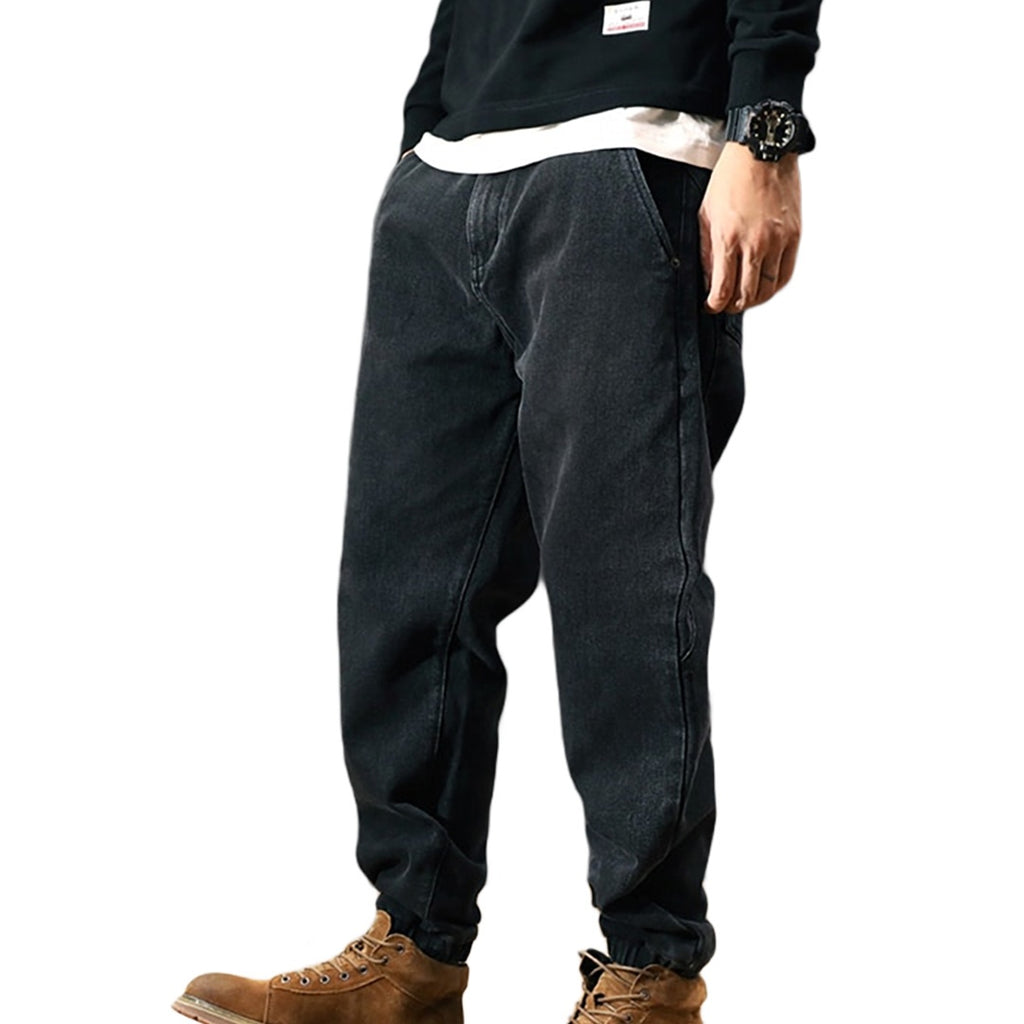 Thick Baggy Denim Joggers