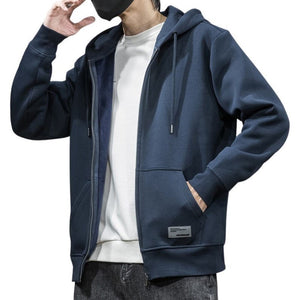 Velvet Zip Up Hoodie